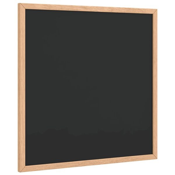 vidaXL Krijtbord Massief Grenen - 40x40 cm - Zwart - 55% Korting