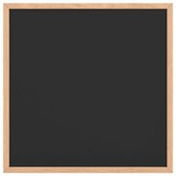 vidaXL Krijtbord Massief Grenen - 40x40 cm - Zwart - 55% Korting