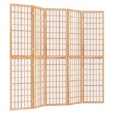 vidaXL Kamerscherm 5 panelen Japanse Stijl - 30% Korting!