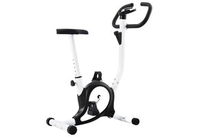 vidaXL Hometrainer met bandweerstand - Zwart | Nu 55% Korting!