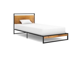 vidaXL Bedframe Metaal Zwart 100x200cm - 41% Korting!