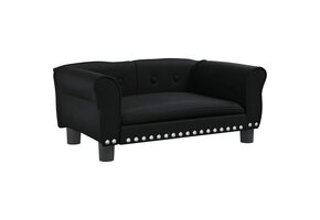 vidaXL Hondenmand Zwart Kunstleer - 35% Korting