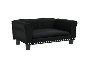 vidaXL Hondenmand Zwart Kunstleer - 35% Korting