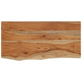 vidaXL Wandschap Acaciahout Natuurlijke Rand - 40x20x2,5 cm | 35% Korting!