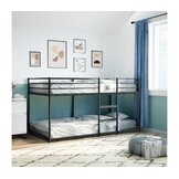 VidaXL Stapelbed Staal Zwart 75x190cm | -55%