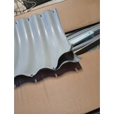 vidaXL Haardhoutopslag 180x45x100cm Staal Lichtgrijs - 55% Korting!