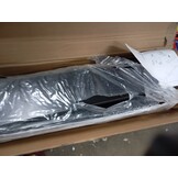 vidaXL Bedframe met Hoofdbord (140x200cm) - Bewerkt Hout Zwart - 55% Korting