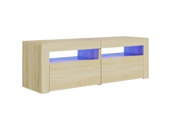 vidaXL TV-meubel met LED (120cm) - 55% Korting!