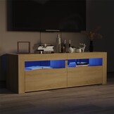 vidaXL TV-meubel met LED (120cm) - 55% Korting!