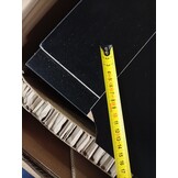 vidaXL Nachtkastjes 2 st met LED 60x35x40 cm Zwart - 60% Korting!