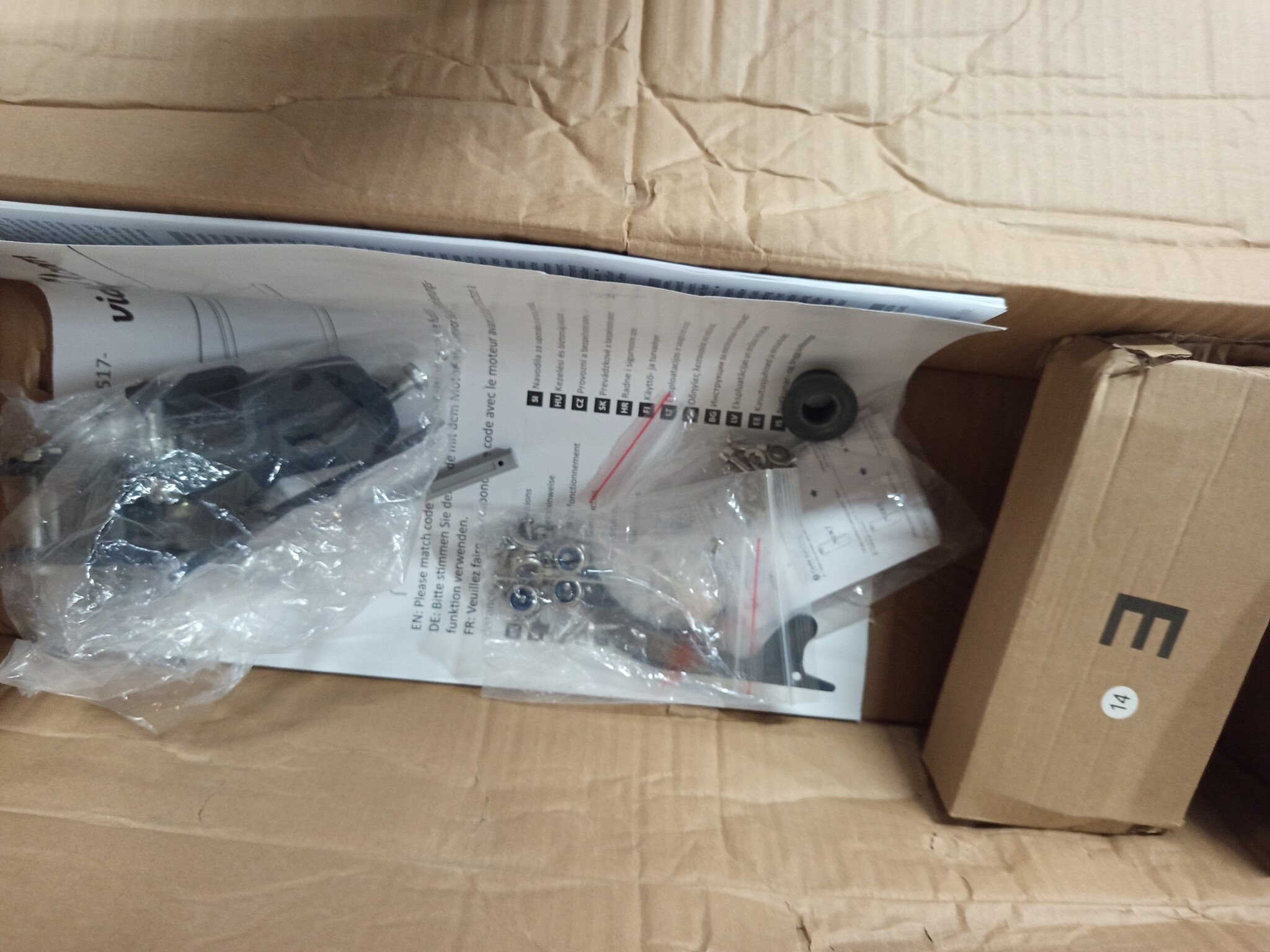 vidaXL Luifeldoek 350x250 cm (Blauw/Wit) - 60% Korting!