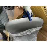 Eetkamerstoelen KITO - set van 4 eettafel stoelen - grijs