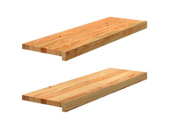 vidaXL Eikenhouten Vensterbanken (2 stuks) - 55% Korting!