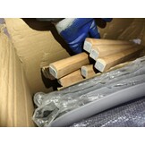 Eetkamerstoelen KITO - set van 4 eettafel stoelen - grijs