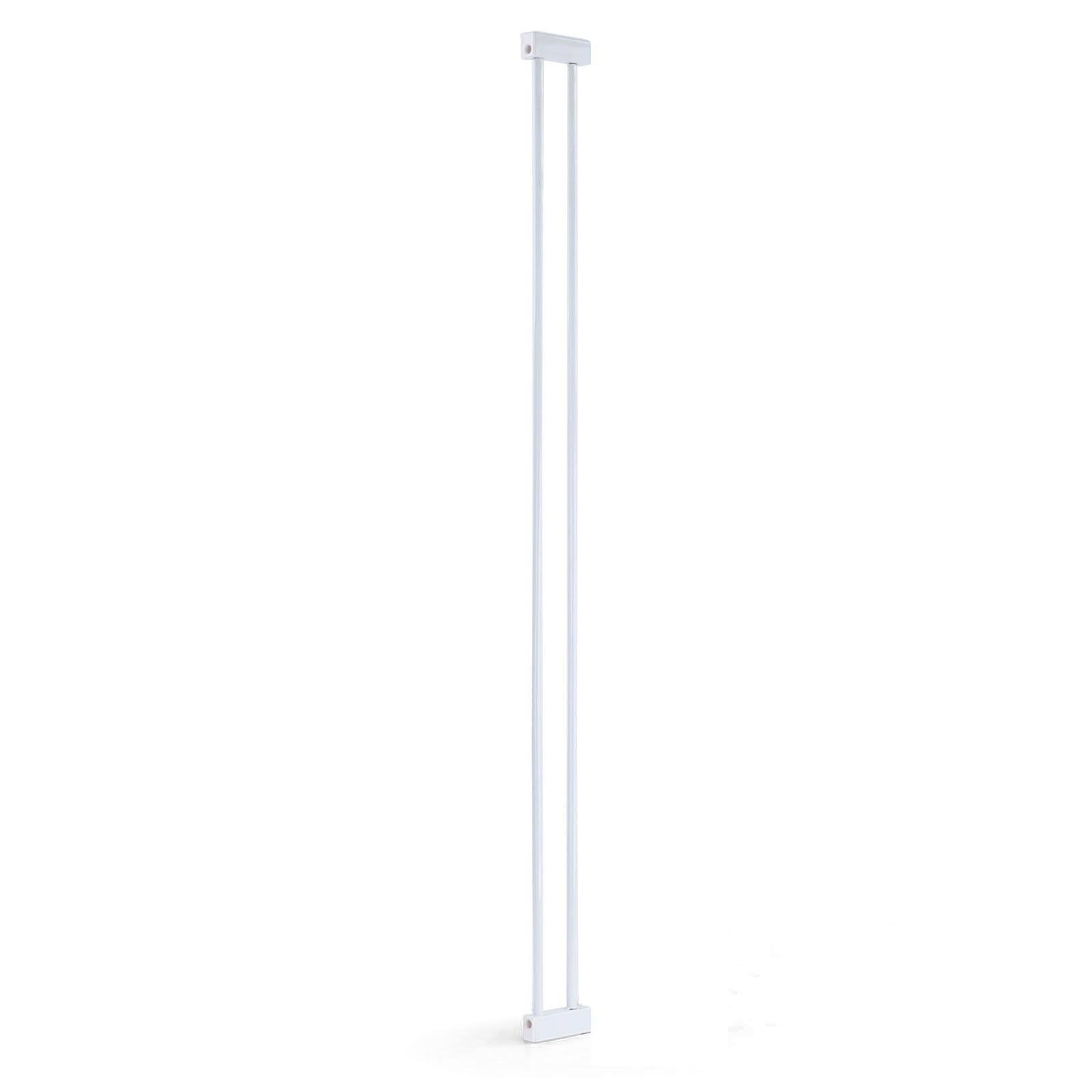 Traphek 83-96cm - verstelbaar 120cm hoog - wit metaal