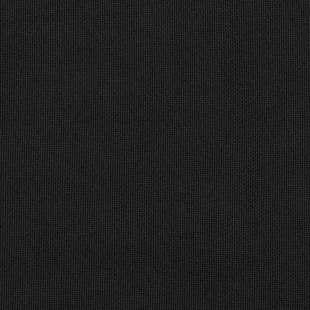vidaXL Gordijn Linnen-Look Verduisterend Zwart (290x245 cm) - 60% Korting!