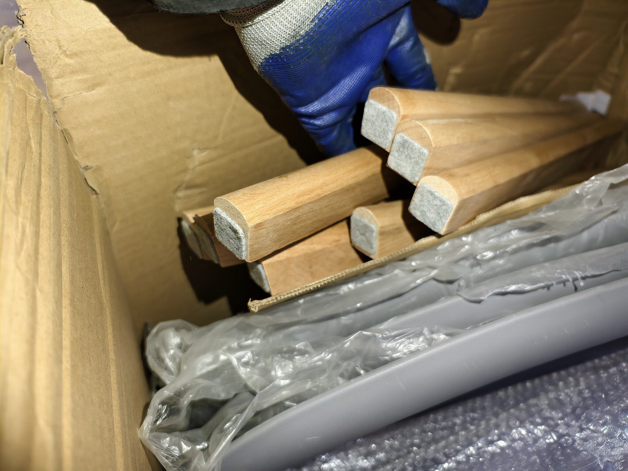 Eetkamerstoelen KITO - Set van 4 grijs - Met 35% korting!