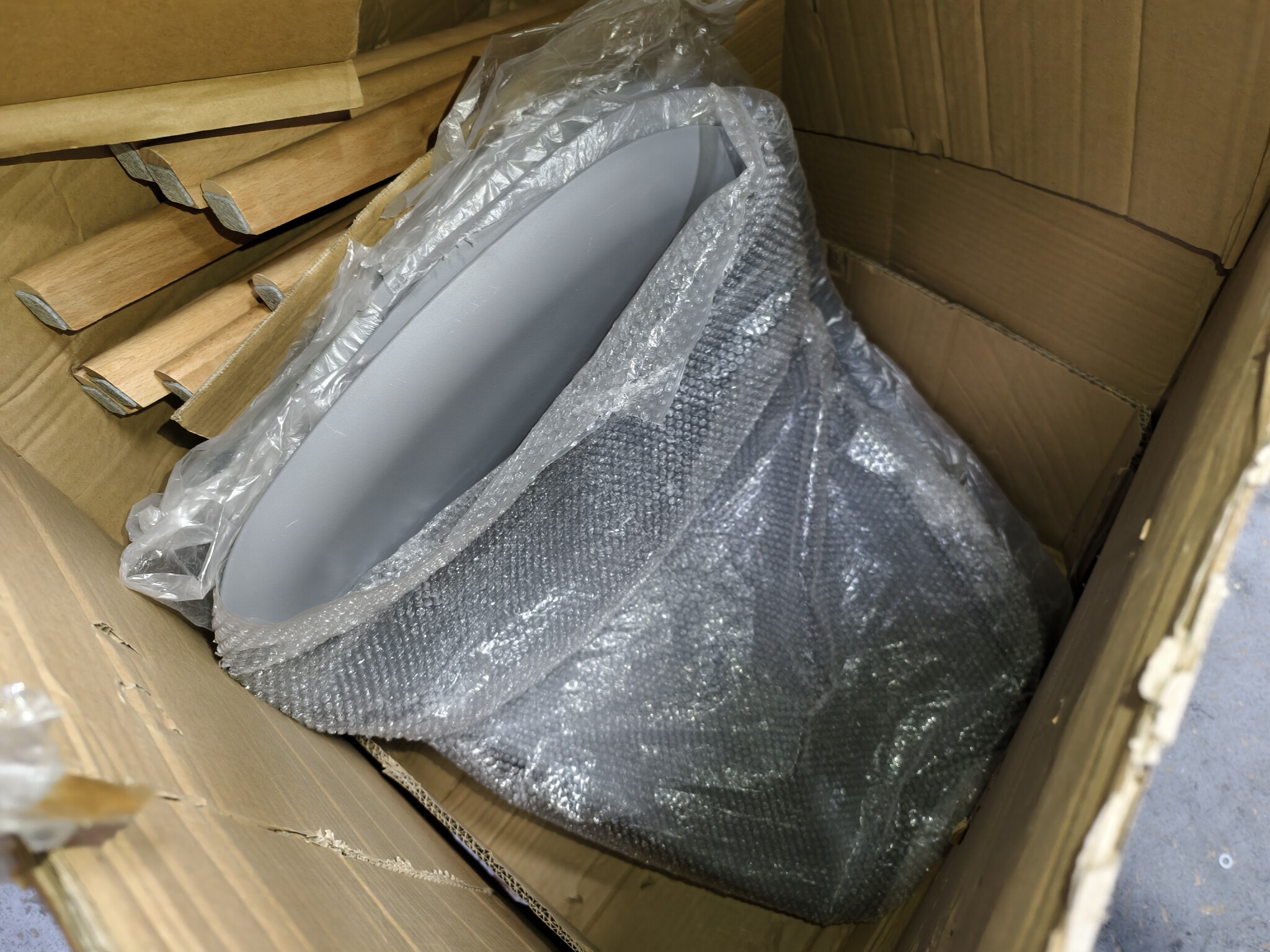 Eetkamerstoelen KITO - Set van 4 grijs - Met 35% korting!