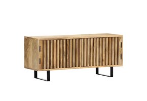 vidaXL TV-meubel 90x30x40 cm, Massief Mangohout - 60% Korting!