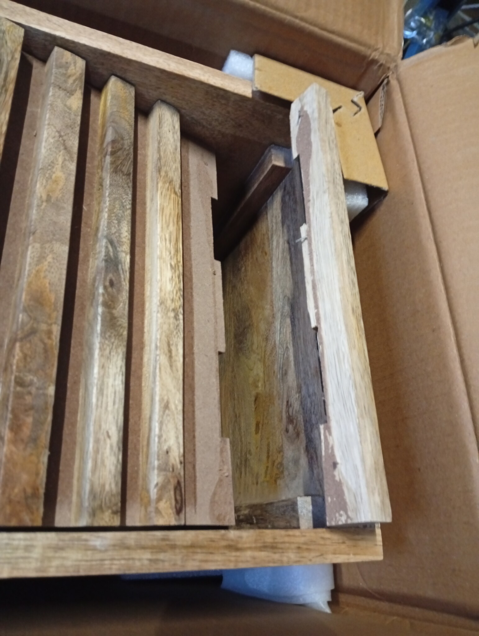 vidaXL TV-meubel 90x30x40 cm, Massief Mangohout - 60% Korting!