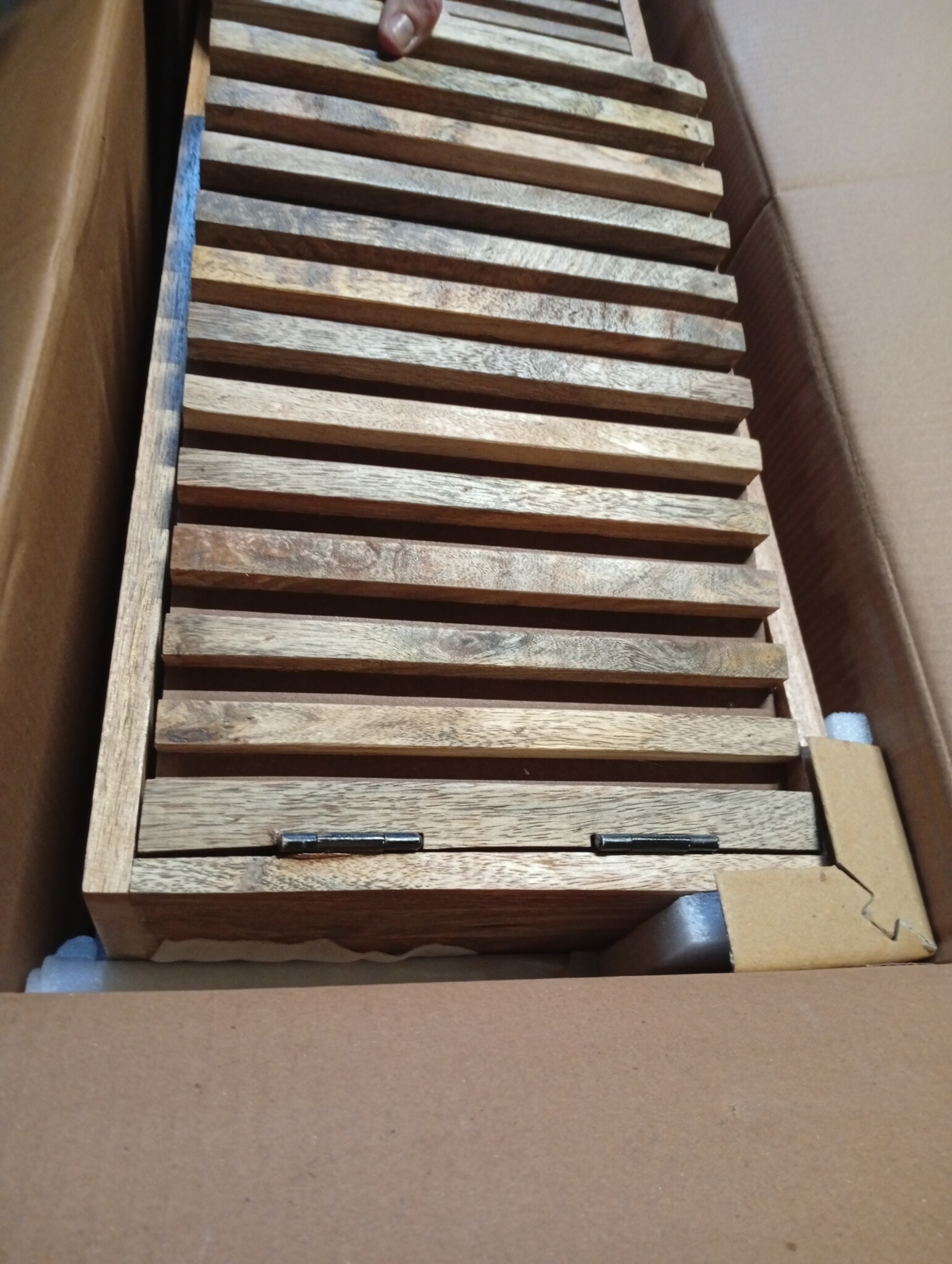 vidaXL TV-meubel 90x30x40 cm, Massief Mangohout - 60% Korting!