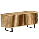 vidaXL TV-meubel 90x30x40 cm, Massief Mangohout - 60% Korting!