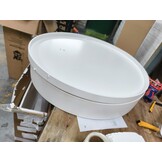 Houten Salontafel met Opbergruimte - Wit - 60% Korting