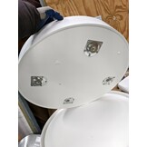 Houten Salontafel met Opbergruimte - Wit - 60% Korting