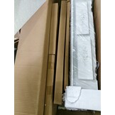 Kaptafel met Spiegel & Kruk - Wit, Massief Grenen | 35% Korting!