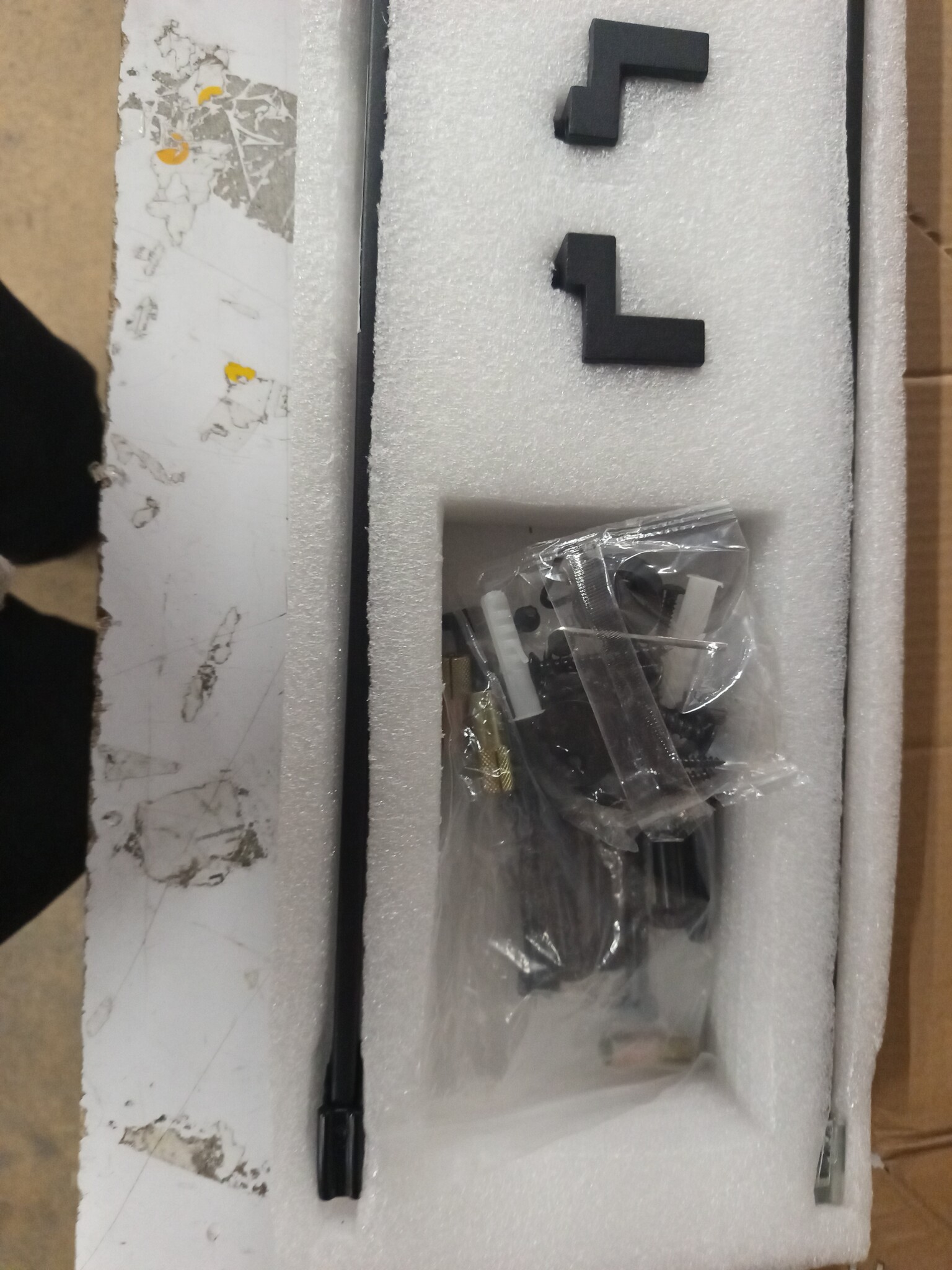 vidaXL Doos met onderdelen voor schuifdeur SKIEN 200 cm staal zwart