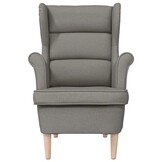 vidaXL Fauteuil Taupe - 60% Korting - Retourproduct