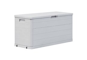 vidaXL Tuinbox 280 L lichtgrijs