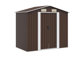 vidaXL Tuinberging Staal Bruin (204x132x186 cm) - 30% Korting!