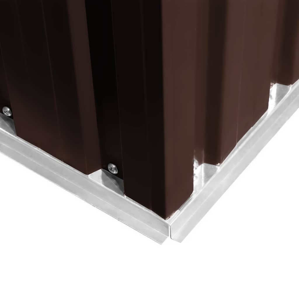vidaXL Tuinberging Staal Bruin (204x132x186 cm) - 30% Korting!