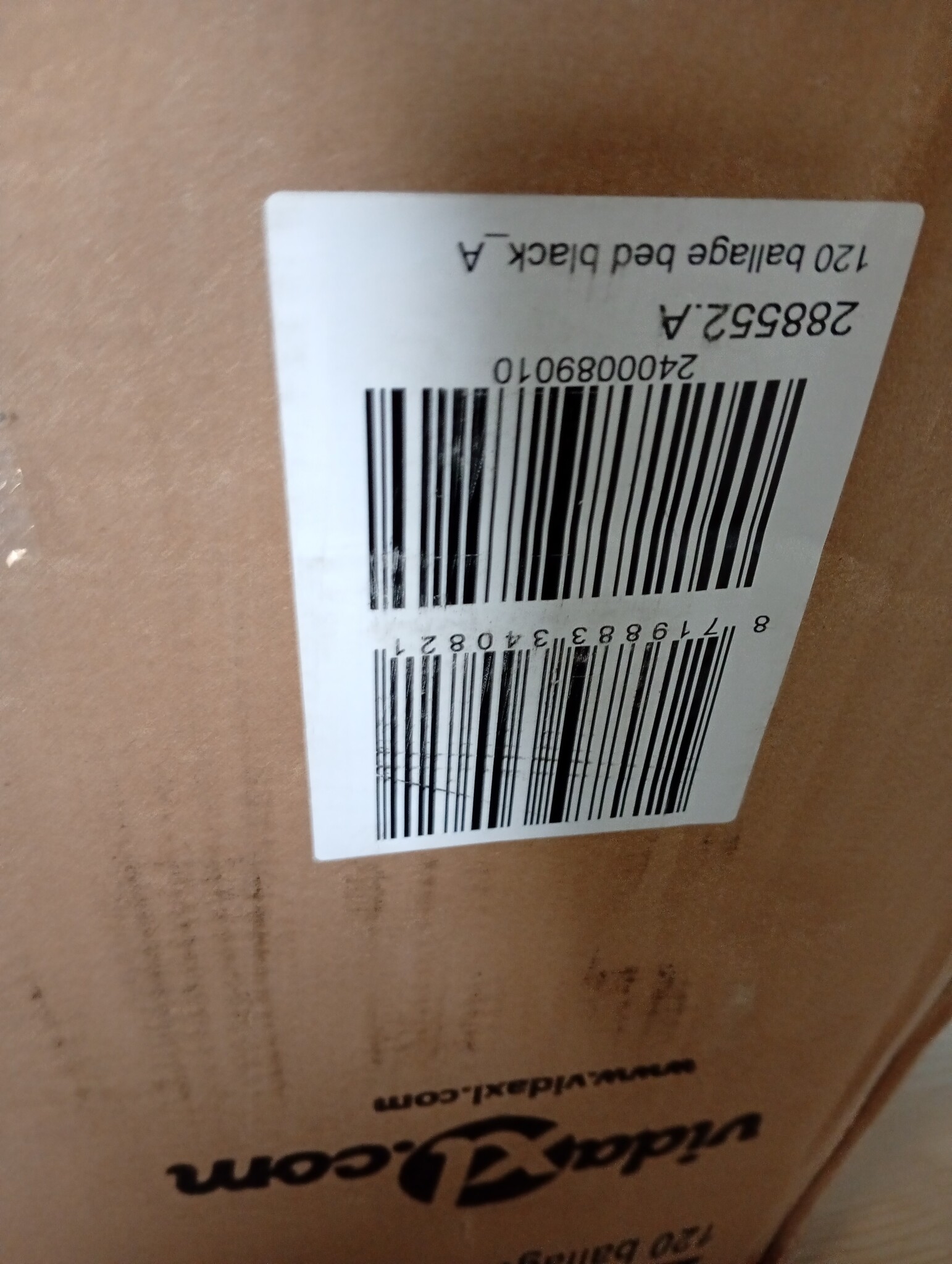 vidaXL Bedframe Fluweel Zwart 120x200 cm - Nu met 40% Korting!