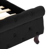 vidaXL Bedframe Fluweel Zwart 120x200 cm - Nu met 40% Korting!
