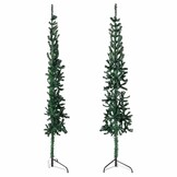 VidaXL Half Kunstkerstboom 180cm Groen - 35% Korting!