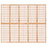 vidaXL Kamerscherm 5 panelen Japanse stijl - 41% korting