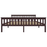 vidaXL Bedframe Grenenhout Donkerbruin 180x200 cm - 41% Korting!