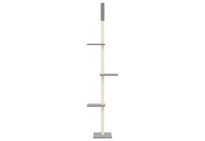 vidaXL Kattenmeubel Vloer tot Plafond (267.5-297.5cm) Lichtgrijs - 43% Korting!