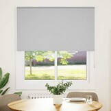 vidaXL Verduisterend Rolgordijn - 135x130 cm - Lichtgrijs - 35% Korting!