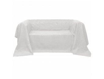 Bankhoes Microsuede Crème 210x280 cm - 73% Korting!