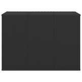 vidaXL Tuinbox Rattan Zwart 145x100x103 cm - 53% Korting!