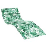 vidaXL Ligbedkussen Bladpatroon - 180x60x3 cm Oxford Stof - 37% Korting!