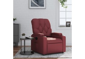 vidaXL Fauteuil Kunstleer Wijnrood - 59% Korting