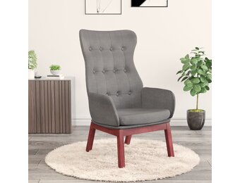 vidaXL Relaxstoel stof lichtgrijs - 71% Korting