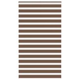 vidaXL Zebra rolgordijn Bruin 120x200 cm - 42% Korting!