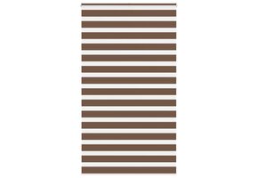 vidaXL Zebra rolgordijn Bruin 120x200 cm - 42% Korting!