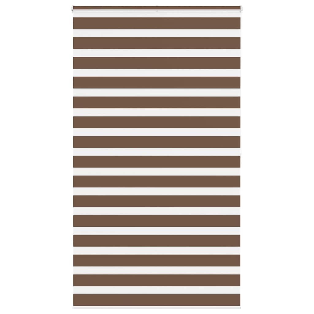 vidaXL Zebra rolgordijn Bruin 120x200 cm - 42% Korting!