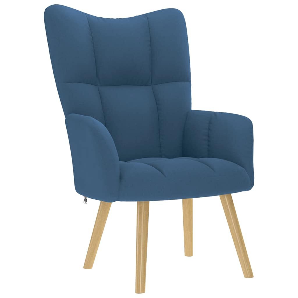vidaXL Relaxstoel Stof Blauw - 42% Korting!